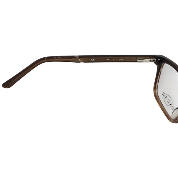 Oscar de la Renta OSM829 Brown Horn Gradient Eyeglass Frames 54-17-140 Rectangle - Picture 6 of 10